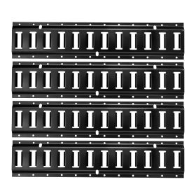 E-Track Tie-Down Rail Kit, 4 Pack 2 ft E Track Rails