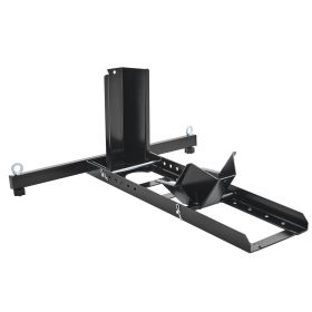 Motorcycle Wheel Chock Upright, 1800 lbs Capacity, Heavy-duty Steel Motorcycle Front Wheel Stand with 6 Adjustable Holes