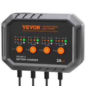 Smart Battery Charger, 8-Amp, LiFePO4 Lead-Acid (AGM / Gel / SLA) Car Battery Charger