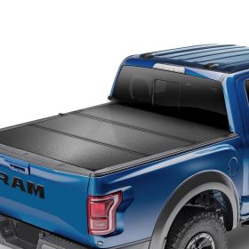Tri-Fold Truck Bed Tonneau Cover, Compatible with 2009-2024 Ram 1500 (19-24 Classic/New Body), Fleetside 5.7' (67.4") Bed Without Rambox