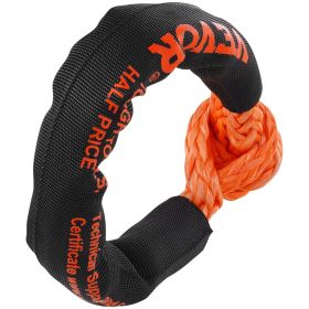 Synthetic Soft Shackle, 1/2" x 22" (2 Pack) 44092 lbs (20 Ton) Breaking Strength Recovery Tow Shackles with Extra 2 Sleeves & Storage Bag for UTV