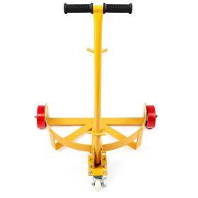 55 Gallon Drum Dolly, 1200 lbs Load Capacity, Barrel Dolly Cart Drum Caddy Round Dolly Steel Low Profile
