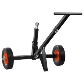 Heavy-Duty Trailer Dolly, 600lbs Tongue Weight Capacity, Carbon Steel Trailer Mover with 1-7/8 in Hitch Ball and 10 in Solid Tires