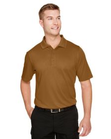 Men's Advantage Snag Protection Plus Polo - SAFETY YELLOW - 5XL (Color: DUCK BROWN, size: 3XL)