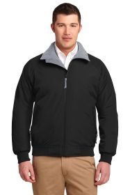 Port Authority Tall Challenger Jacket TLJ754 (Color: True Black/ Grey, size: XLT)