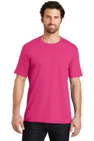 District Perfect Weight Tee DT104 (Color: Dark Fuchsia, size: 2XL)