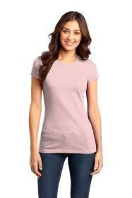District Women's Fitted Very Important Tee DT6001 (Color: Dusty Lavender, size: L)