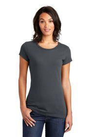 District Women's Fitted Very Important Tee DT6001 (Color: Charcoal, size: 4XL)