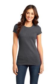 District Women's Fitted Very Important Tee DT6001 (Color: Heathered Charcoal, size: XXL)