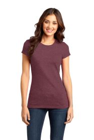 District Women's Fitted Very Important Tee DT6001 (Color: Heathered Cardinal, size: XS)