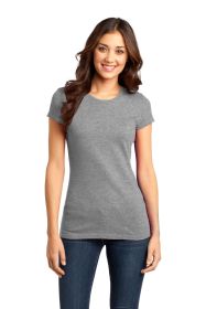 District Women's Fitted Very Important Tee DT6001 (Color: Grey Frost, size: XS)