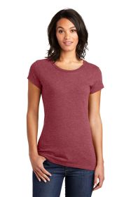 District Women's Fitted Very Important Tee DT6001 (Color: Heathered Red, size: S)