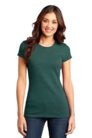 District Women's Fitted Very Important Tee DT6001 (Color: Evergreen, size: M)