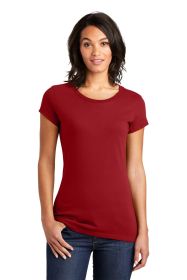 District Women's Fitted Very Important Tee DT6001 (Color: Classic Red, size: XXL)